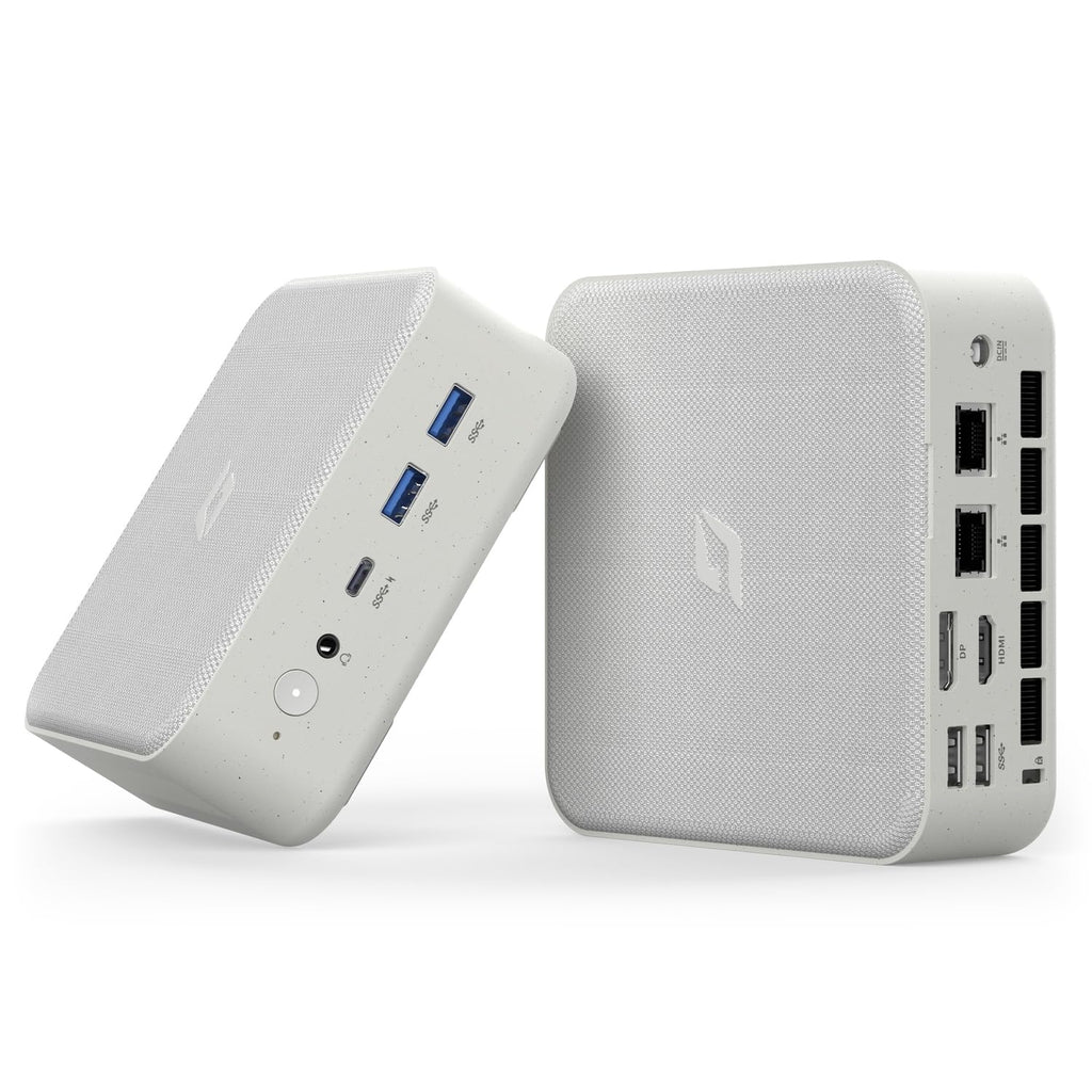 CyberGeek Ubuntu Linux Mini PC AMD Ryzen 7 5700U (8C/16T up to 4.3Ghz) Mini Computers 16GB DDR4 RAM 2TB PCIe SSD Dual LAN Mini Gaming PC 4K Triple Display Mini Desktop WiFi/BT5.0/USB3.0/HDMI+DP
