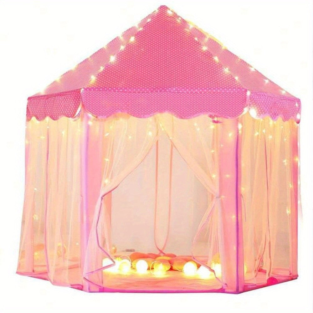 Carpa plegable para sala de juegos interior y exterior, castillo de juguete para