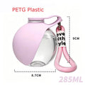 Botella de agua plegable para perros y gatos, con cordón, dispensador de agua po