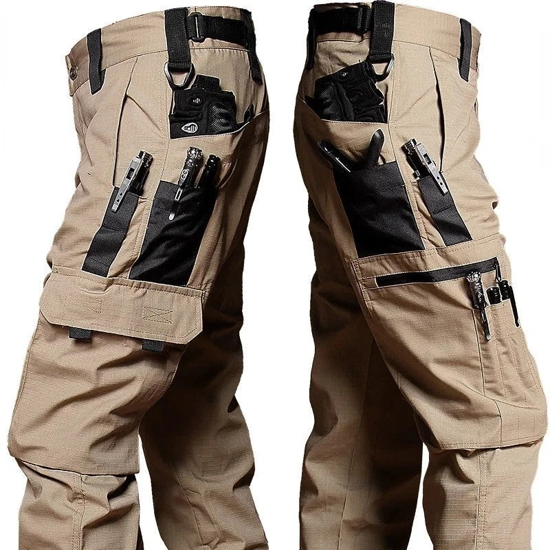 Pantalones tácticos informales para hombre, pantalones de trabajo con múltiples