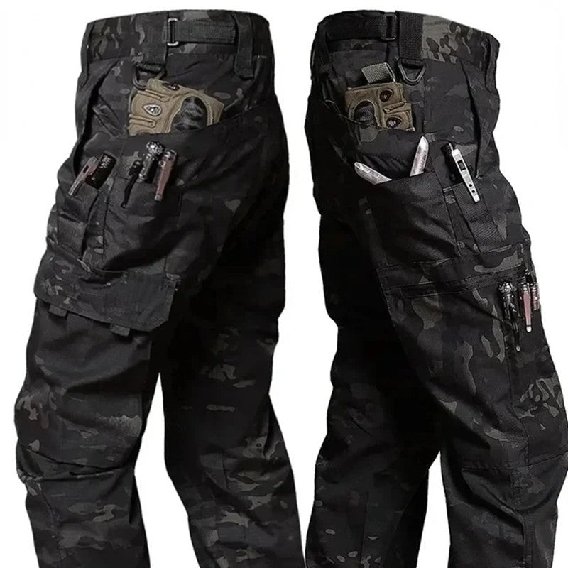 Pantalones tácticos informales para hombre, pantalones de trabajo con múltiples