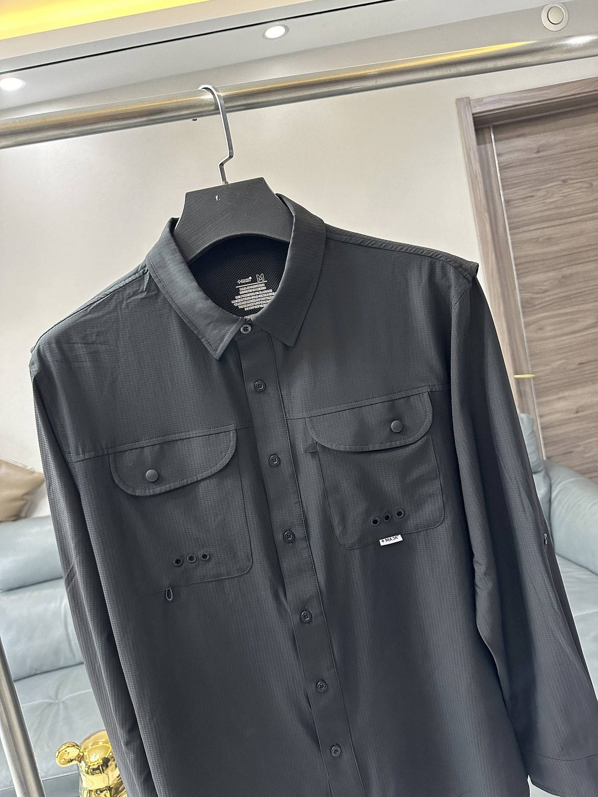 Camisa Deportiva de Alto Rendimiento para Hombre, Primavera Verano, Antidesgarro