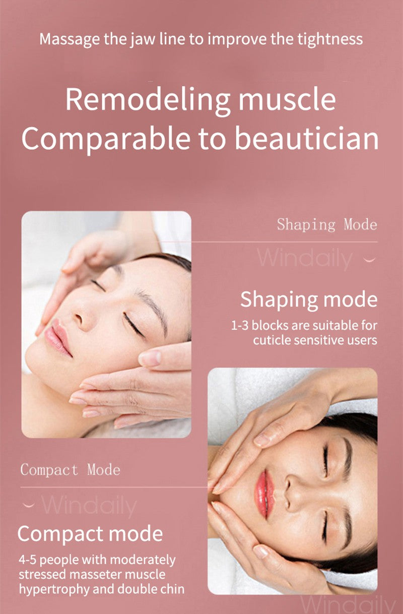 Dispositivo de elevación Facial terapia de fotones LED masajeador de vibración a