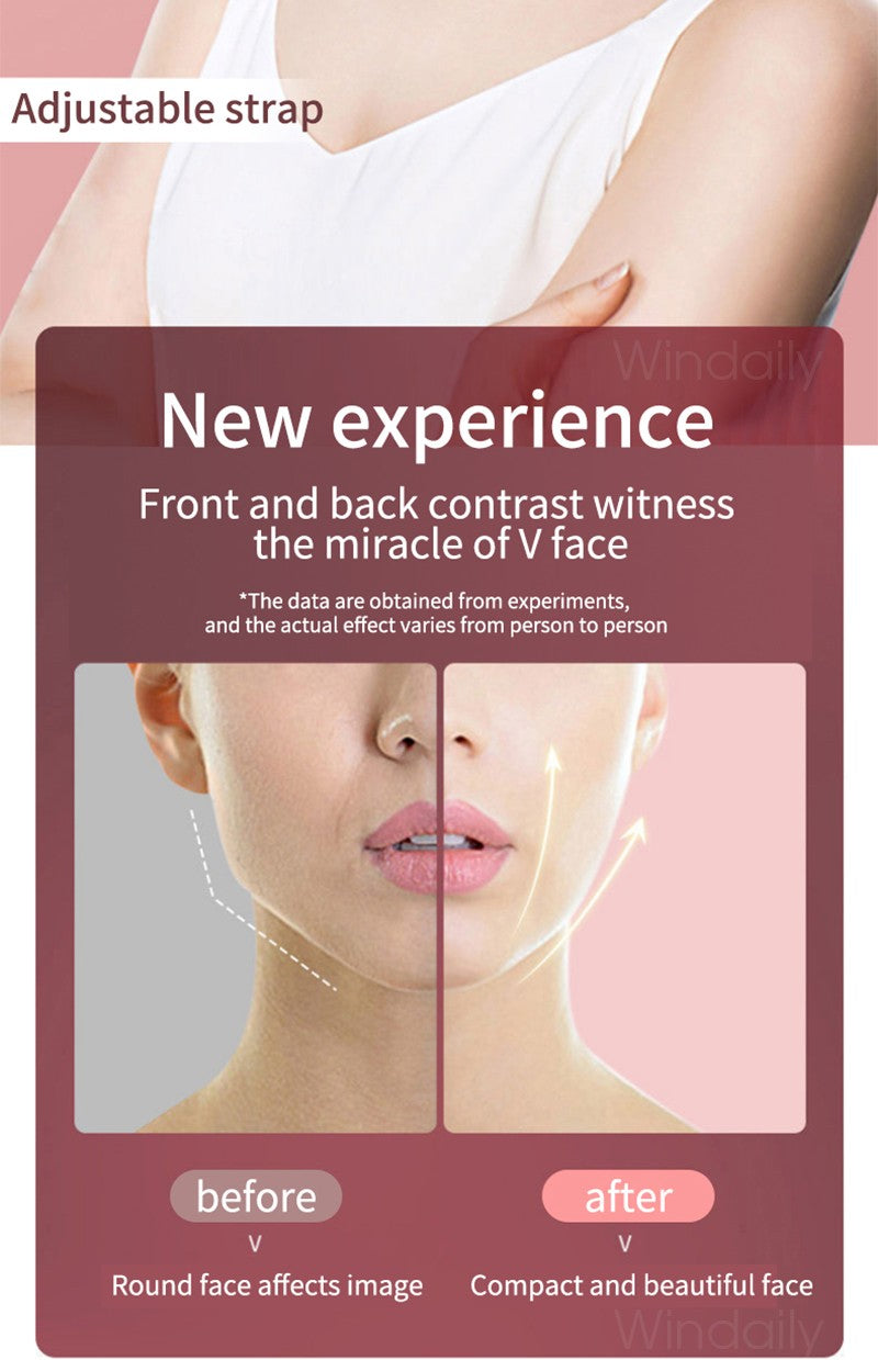 Dispositivo de elevación Facial terapia de fotones LED masajeador de vibración a