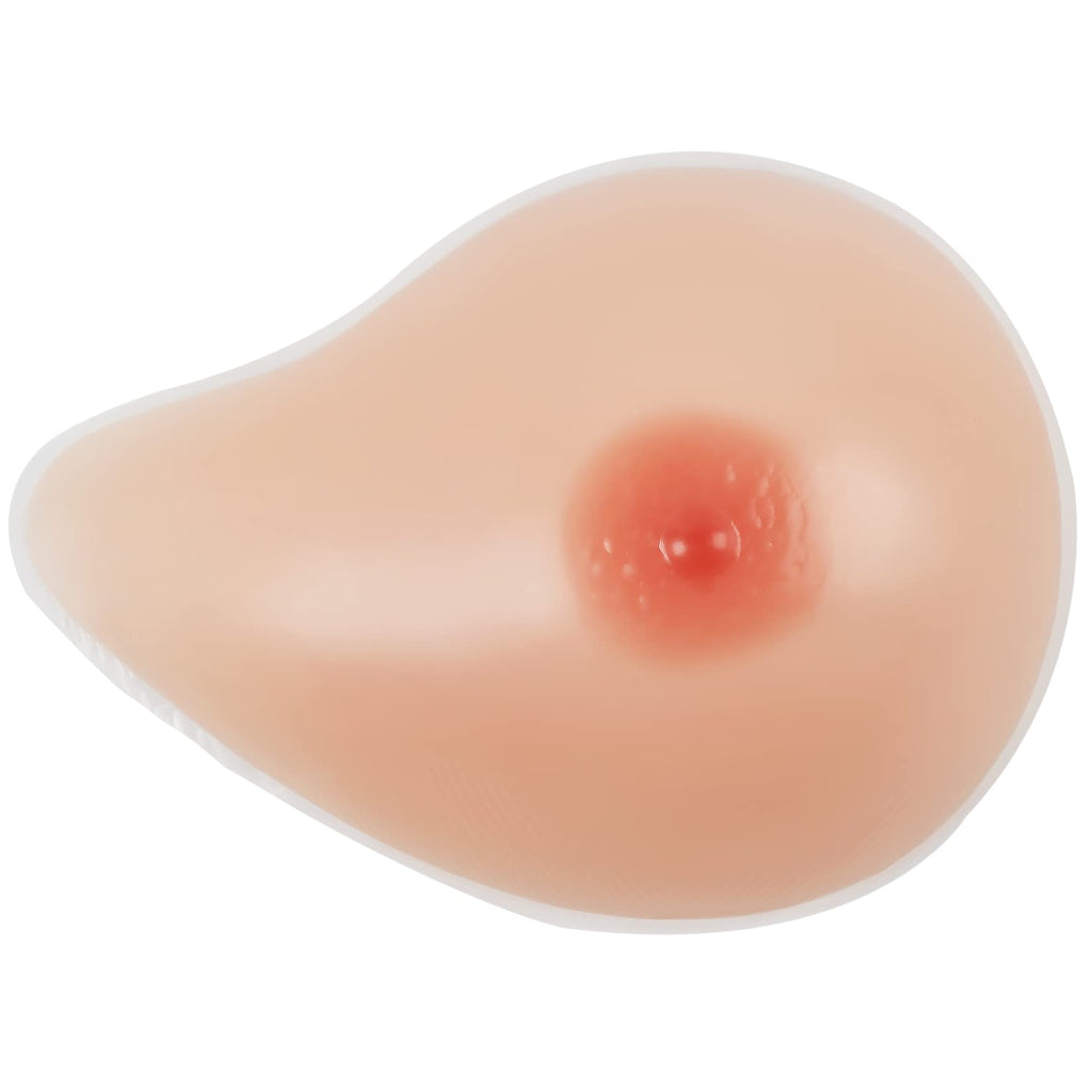 Vollence One Piece B Cup Side Silicone Breast Forms irregular Fake Boobs Mastectomy Prosthesis Bra Pad Enhancers