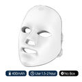 Mascarilla LED Facial recargable, mascarilla de belleza con fotos LED de 7 color