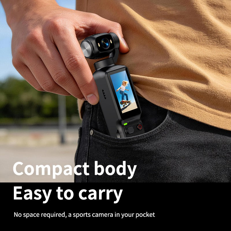 Cámara de acción portátil HD 4K con rotación manual de 90 y 180 grados para grab