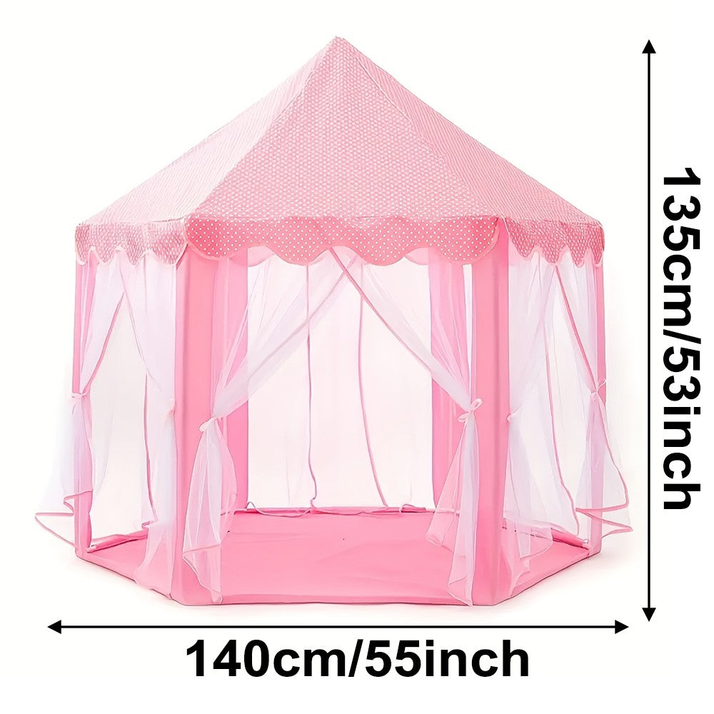 Carpa plegable para sala de juegos interior y exterior, castillo de juguete para