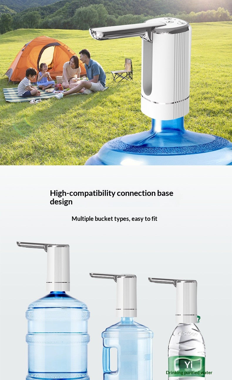 Bomba de agua eléctrica plegable, dispensador automático de agua, salida portáti