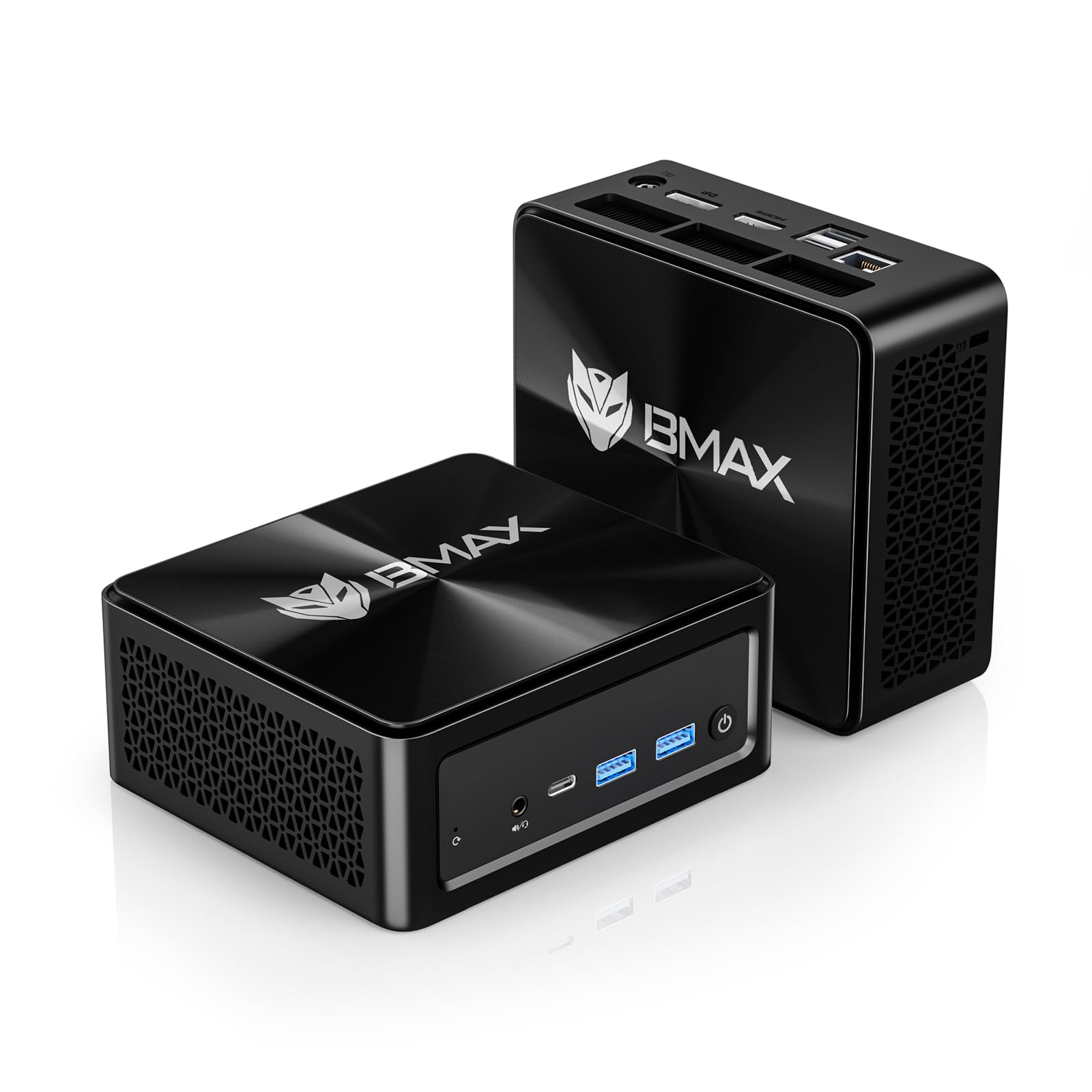 Bmax B5 A Pro Mini PC AMD Ryzen 7 5825U(up to 4.5GHz8C/16T) 16GB DDR4/512GB NVMe SSD DP/Type-C/HDMI Triple-Display 4K/60Hz Mini Desktop Computer WiFi5 BT5.0 Mini Computer