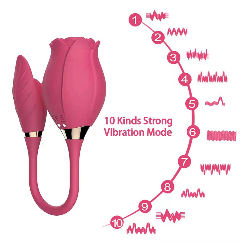 Leaf Love Flower Vibrating Clitoral Suction Toy