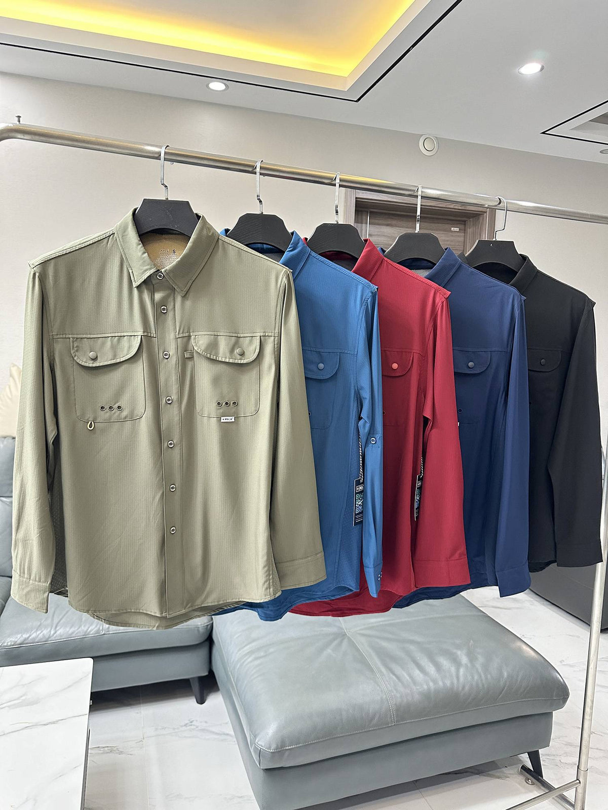 Camisa Deportiva de Alto Rendimiento para Hombre, Primavera Verano, Antidesgarro
