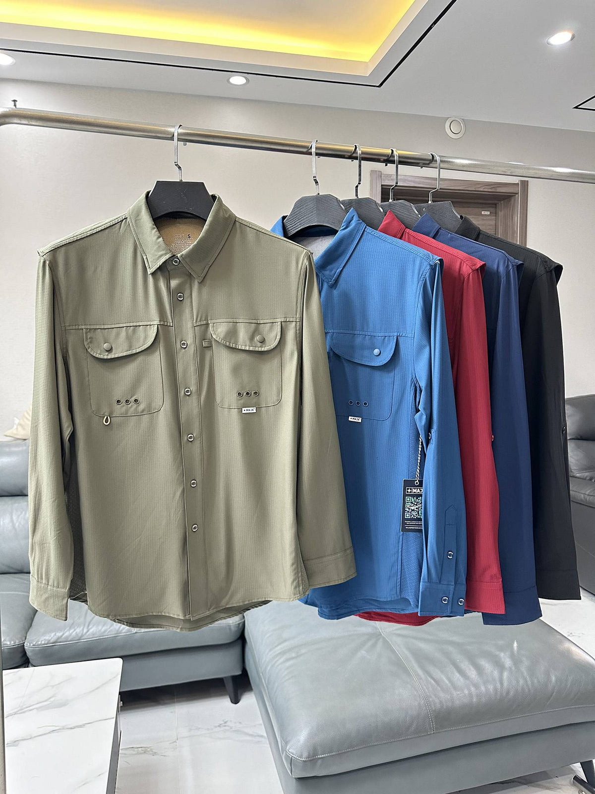 Camisa Deportiva de Alto Rendimiento para Hombre, Primavera Verano, Antidesgarro