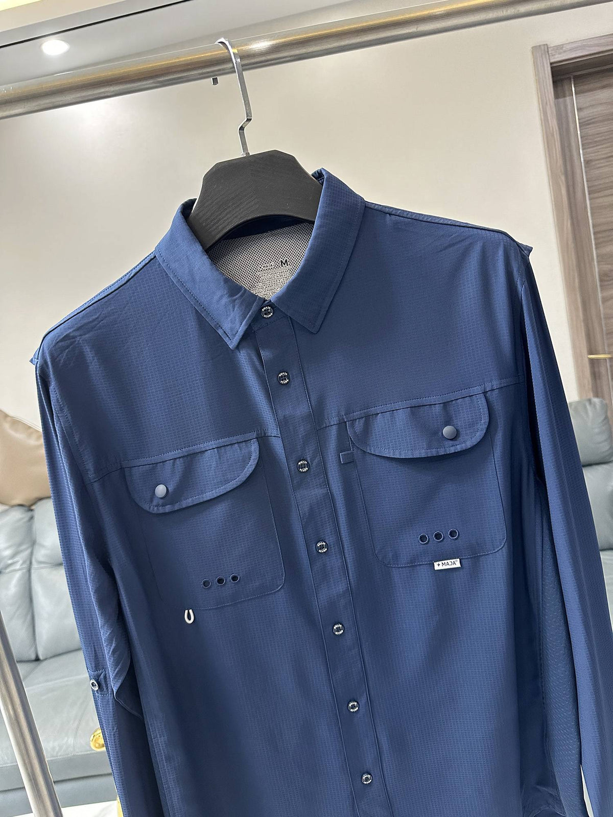 Camisa Deportiva de Alto Rendimiento para Hombre, Primavera Verano, Antidesgarro