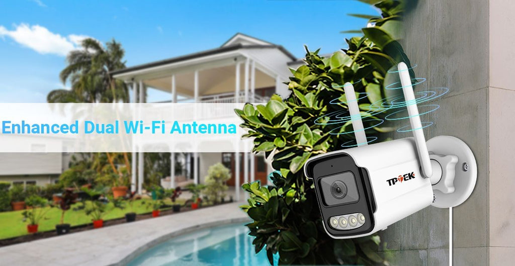 Cámara IP 4K de 8MP para exteriores, cámara de seguridad WiFi, vigilancia inalám