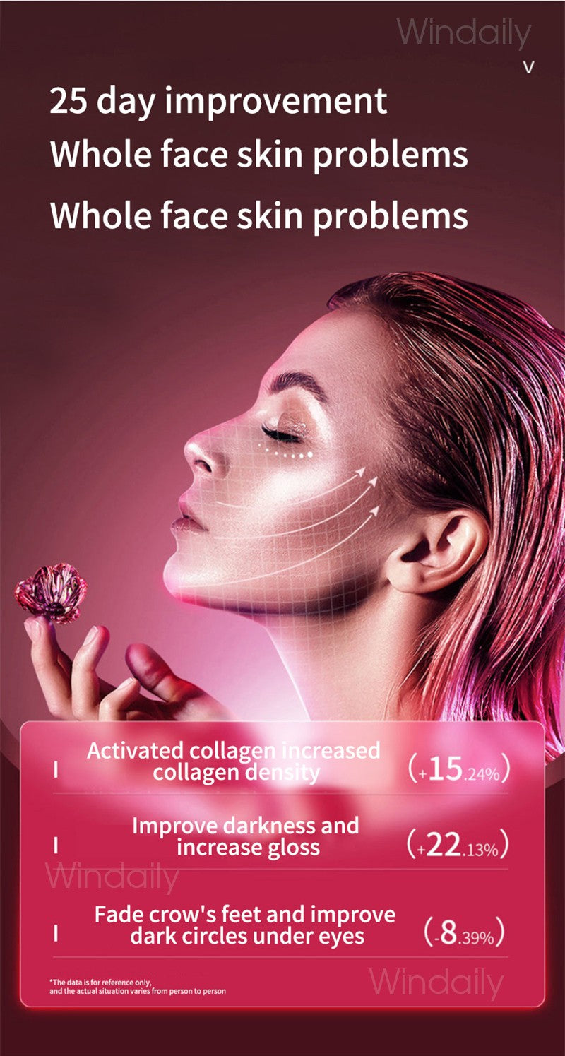 Dispositivo de elevación Facial terapia de fotones LED masajeador de vibración a