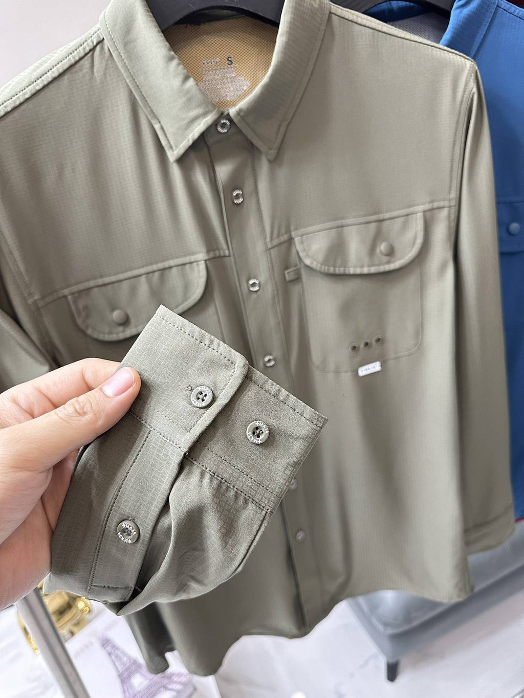 Camisa Deportiva de Alto Rendimiento para Hombre, Primavera Verano, Antidesgarro
