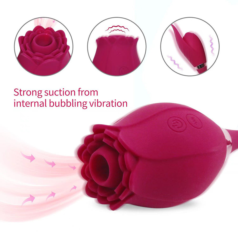 Leaf Love Flower Vibrating Clitoral Suction Toy