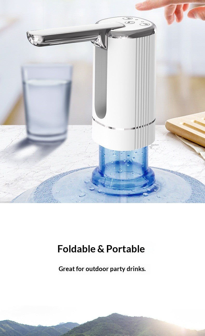 Bomba de agua eléctrica plegable, dispensador automático de agua, salida portáti