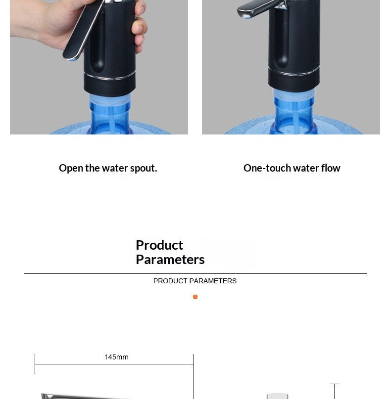 Bomba de agua eléctrica plegable, dispensador automático de agua, salida portáti