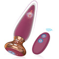 Vibrating Silicone Anal Plug for G-Spot Stimulation