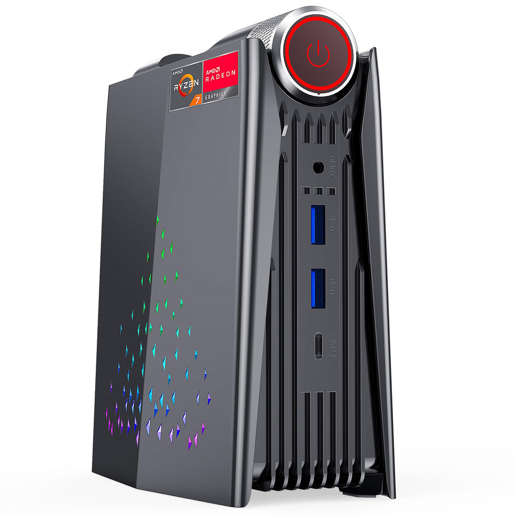 ACEMAGICIAN [Gaming PC] Ryzen Mini PC AMD Ryzen 7 5875U(up to 4.5Ghz) 16GB DDR4 512GB NVME SSD Mini Desktop Computer Mini Computers [WiFi6/BT5.2] [4K UHD/RGB Lights/3 Adjustable Mode PC Gaming]