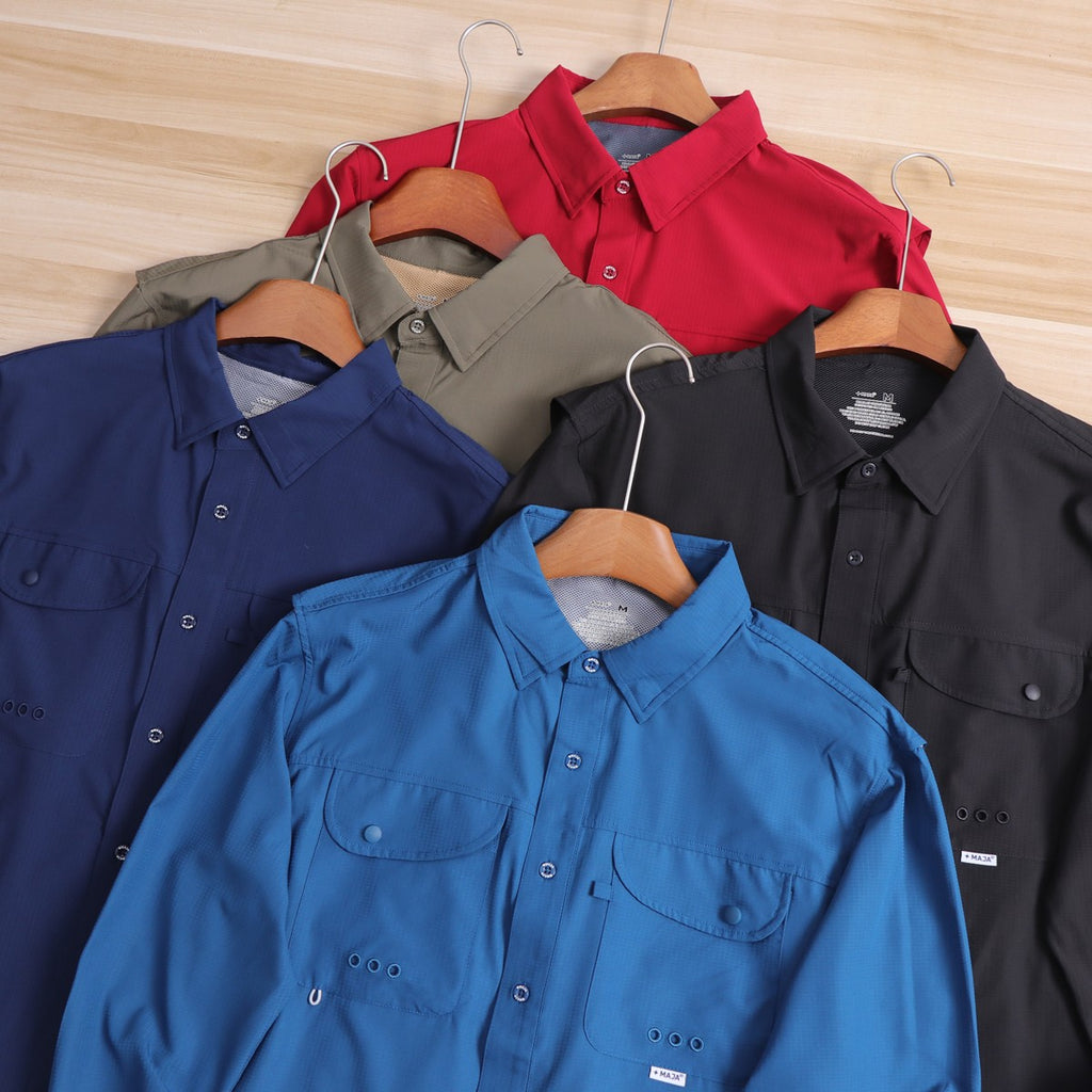Camisa de Pesca Ligera de Secado Rápido para Hombre, Multifuncional, Transpirabl