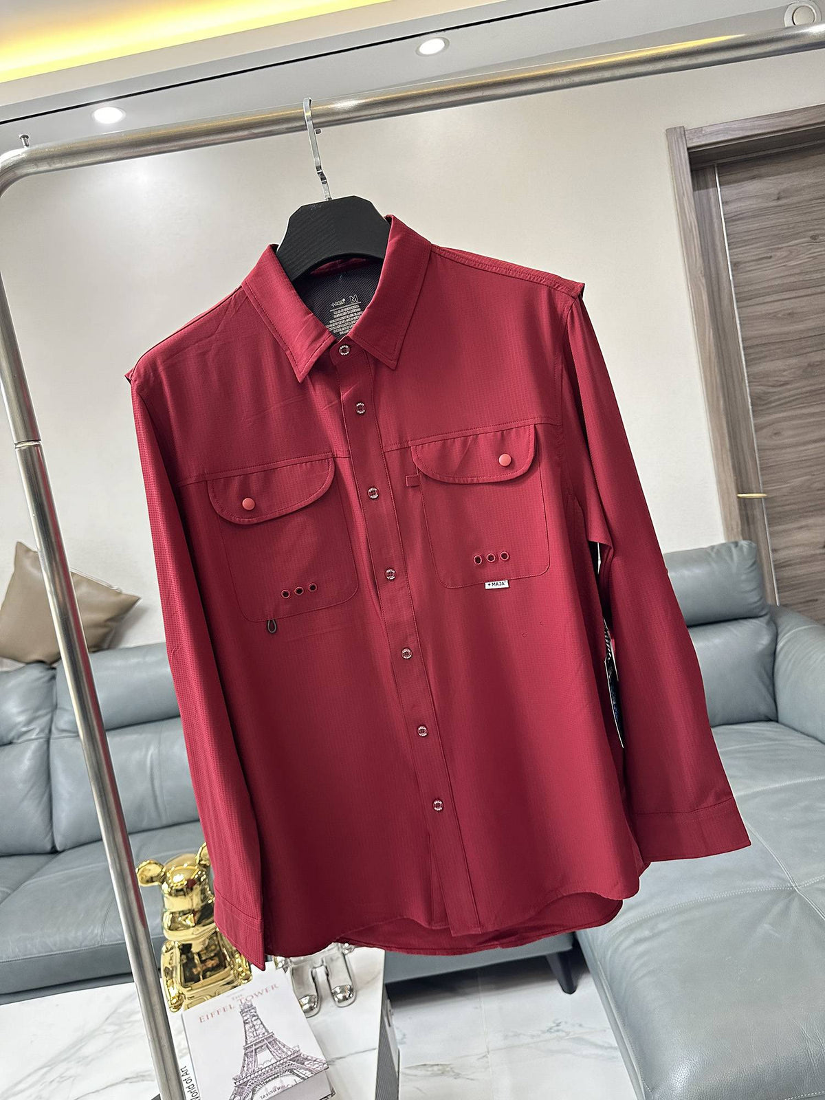 Camisa Deportiva de Alto Rendimiento para Hombre, Primavera Verano, Antidesgarro