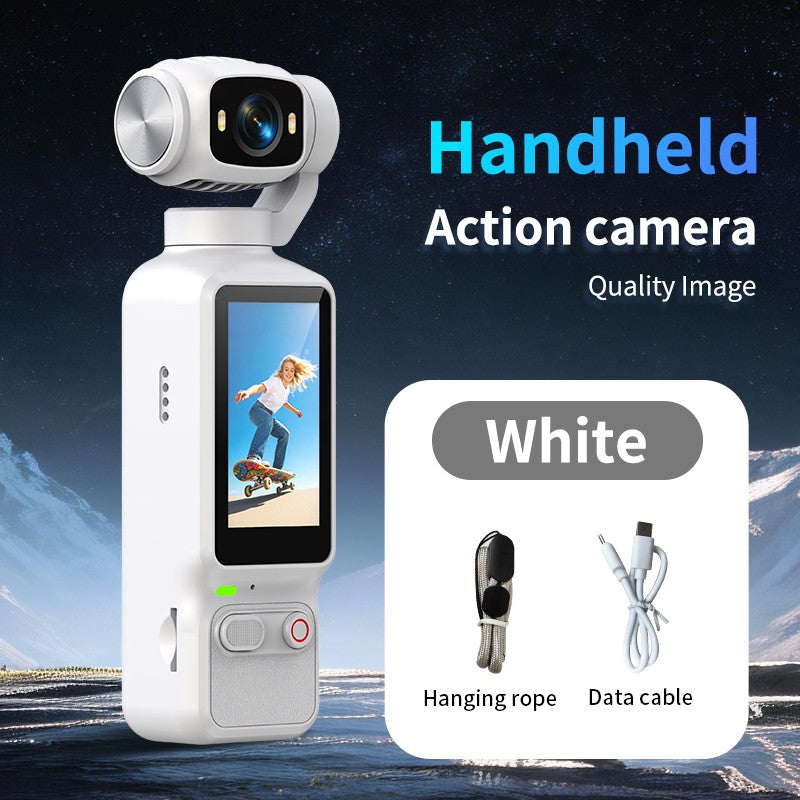 Cámara de acción portátil HD 4K con rotación manual de 90 y 180 grados para grab