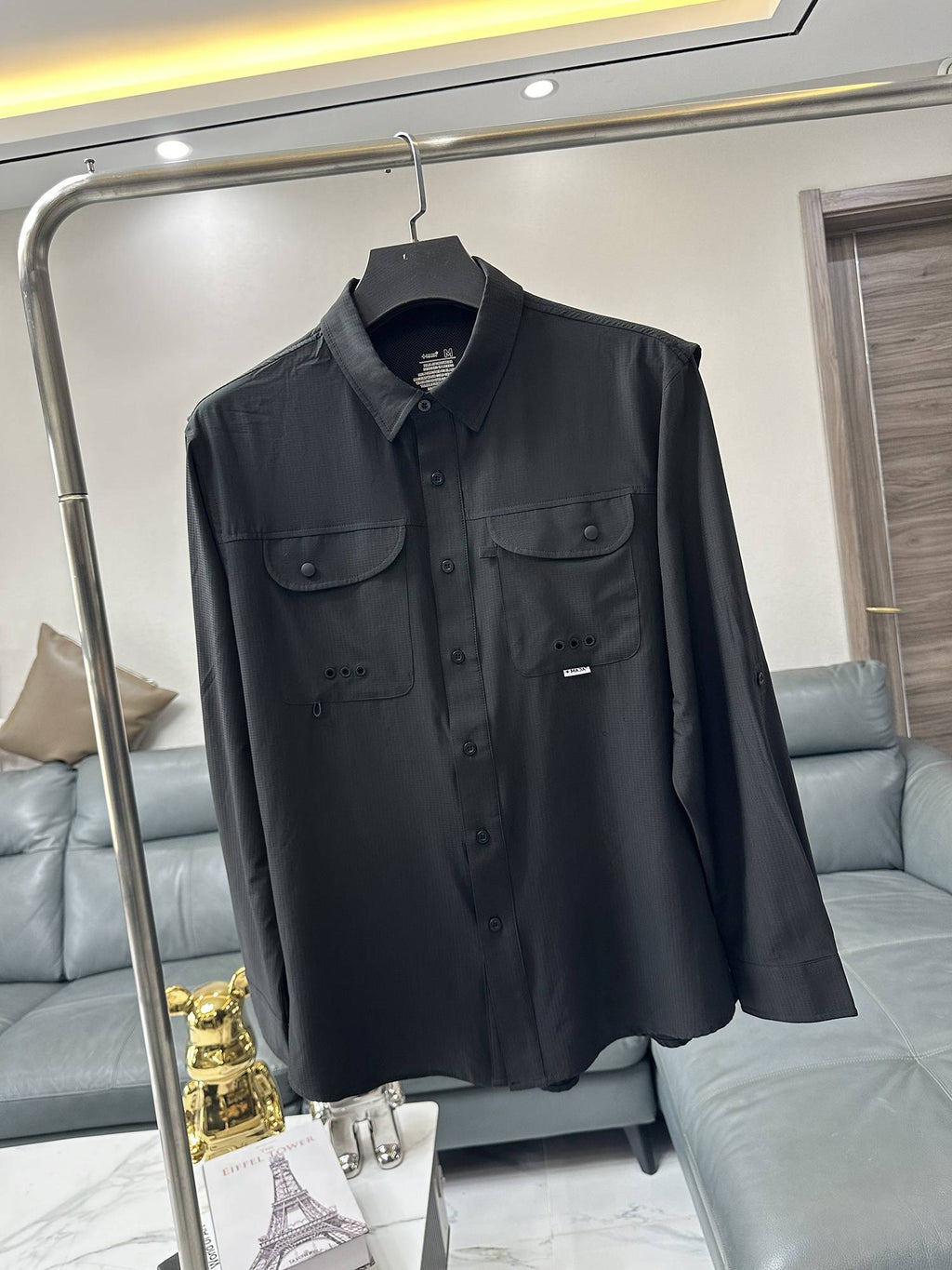 Camisa Deportiva de Alto Rendimiento para Hombre, Primavera Verano, Antidesgarro