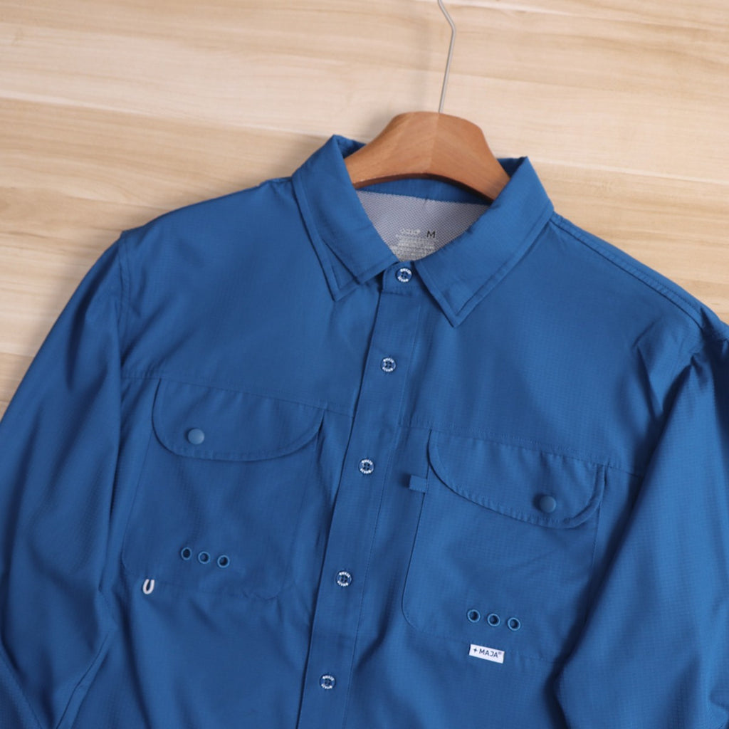 Camisa de Pesca Ligera de Secado Rápido para Hombre, Multifuncional, Transpirabl