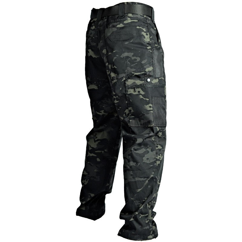 Pantalones tácticos informales para hombre, pantalones de trabajo con múltiples